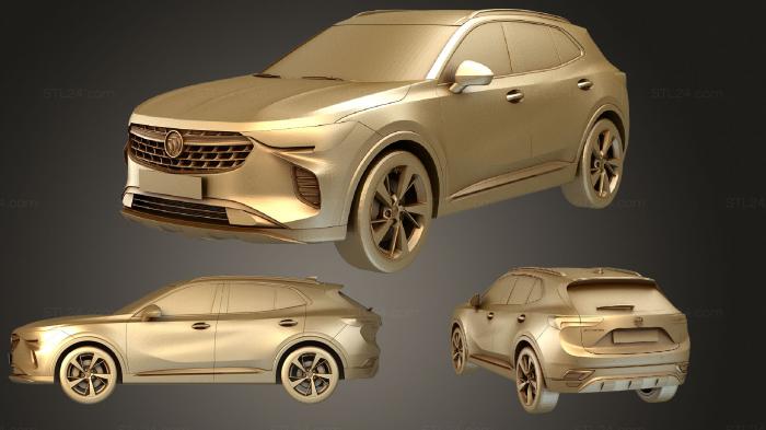 Автомобили и транспорт (Buick envision 2021, CARS_0922) 3D модель для ЧПУ станка